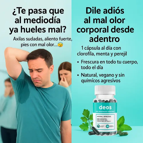 DEOS™-desodorante corporal interno😏