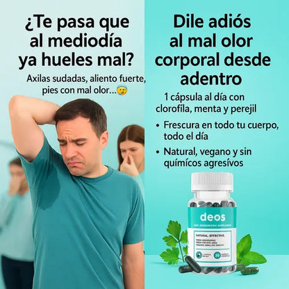 DEOS™-desodorante corporal interno😏