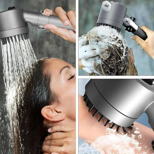 FuenteRelax™ Cabezal Ducha Alta Presion Masajeadora con filtro.🚿